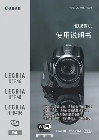 CANON佳能LEGRIA HF R406